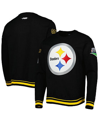 Мужская черная толстовка Pittsburgh Steelers Super Bowl XLIII Mash Up Pullover Pro Standard