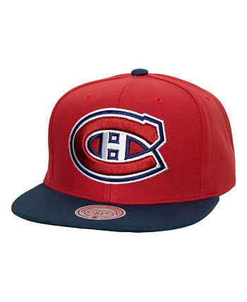 Мужская красная кепка Snapback Montreal Canadiens Core Team Ground 2.0 Mitchell & Ness
