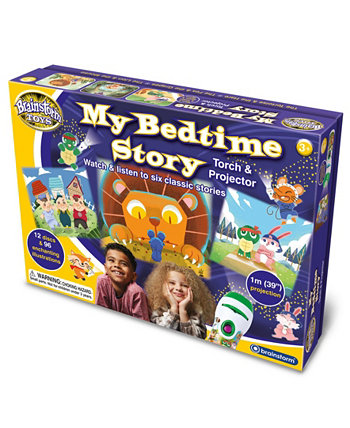 My Bedtime Story Children's Flashlight and Projector Toy, 13 Pieces Brainstorm Toys