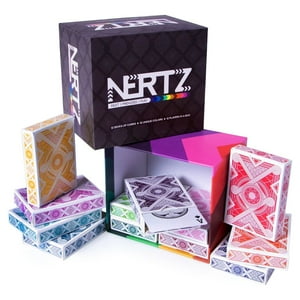 Nertz Card Game 12 Decks - Brybelly Nertz Playing Cards for Adults and Kids Brybelly