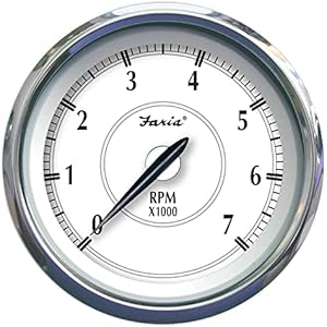 Faria Newport SS 4" Tachometer f/Gas Outboard - 7000 RPM Faria