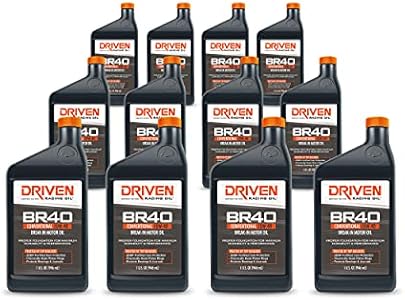 Driven Racing Oil BR40 Conventional Break In Motor Oil 10w-40 (12 Quart Bottles) Driven Racing Oil