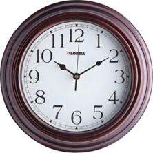 Lorell LLR61010 11,75 дюймов. Классические настенные часы в античном дизайне - коричневые Lorell