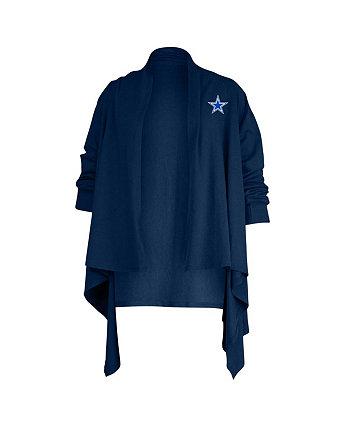 Женский темно-синий мини-кардиган Dallas Cowboys Duster Kiya Tomlin