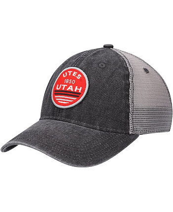 Men's Black Utah Utes Sunset Dashboard Trucker Snapback Hat Legacy Athletic