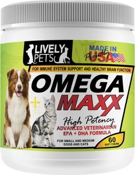 Lively Pets Omega Maxx Fish Oil Large & Giant Dog Soft Chews Lively Pets