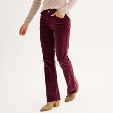 Женские вельветовые брюки премиум-класса Sonoma Goods For Life® Bootcut SONOMA