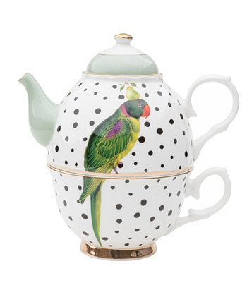 Чай в горошек Parrot за один набор Yvonne Ellen