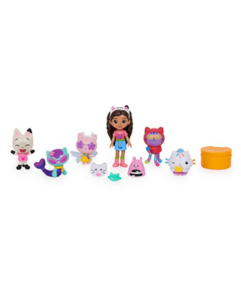 Набор тематических фигурок для путешествий с куклой Габби, 5 игрушечными фигурками кошек, игрушками-сюрпризами, аксессуарами для кукольного домика Gabby's Dollhouse
