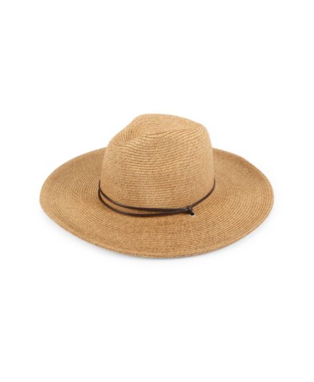 Плетеная бумажная шляпа-канотье San Diego Hat Company