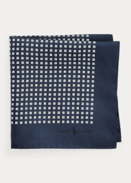Аккуратный шелковый нагрудный платок Polo Ralph Lauren