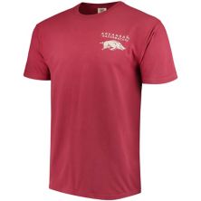 Мужская футболка Cardinal Arkansas Razorbacks Comfort Colors Local Image One