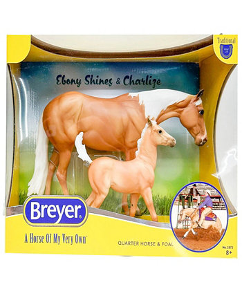 Лошади Ebony Shines и Charlize Horse BREYER