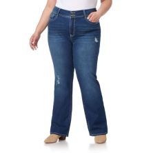 Брюки больших размеров WallFlower Insta Stretch Luscious Curvy Bling Bootcut Jeans WallFlower