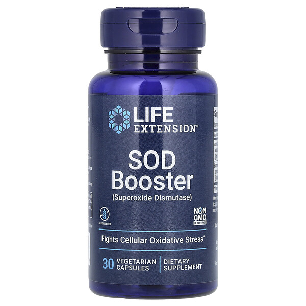 SOD Booster, 30 вегетарианских капсул Life Extension