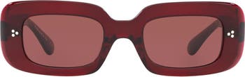 Прямоугольные солнцезащитные очки Saurine 50 мм Oliver Peoples