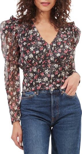 the Label Beverly Floral Top ASTR