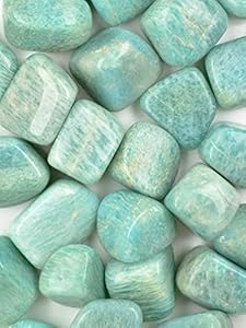 Pachamama Essentials Amazonite Tumbled - Healing Stone - Crystal Healing 20-25mm (1) Pachamama Essentials