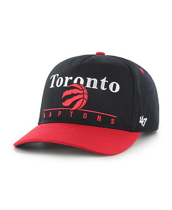 Мужская черно-красная регулируемая кепка Toronto Raptors Super Hitch '47 Brand