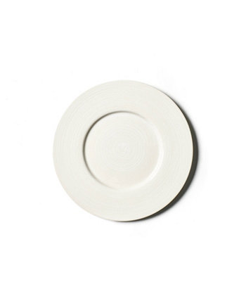 Фирменная салатная тарелка с белой каймой Coton Colors