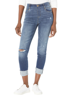 Укороченные укороченные джинсы скинни Gia Glider без застежек с манжетами на кромке, цвет Fanning Liverpool Los Angeles
