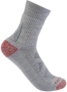 Carhartt Men's Heavyweight Merino Wool Blend Short Crew Sock Carhartt