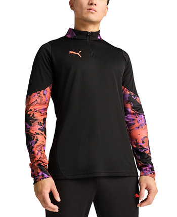 Men's Swirl Pattern Quarter-Zip Shirt Puma