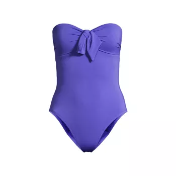 Ava Bandeau One-Piece Swimsuit Robin Piccone