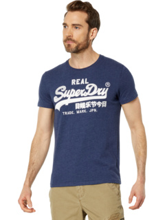 Винтажная футболка с вышитым логотипом Superdry