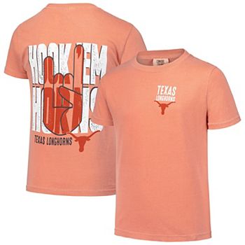 Youth Texas Orange Texas Longhorns Hyperlocal Comfort Colors T-Shirt Image One