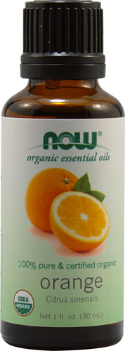 Органические эфирные масла апельсина NOW - 1 жидкая унция NOW Foods