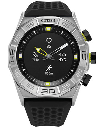 Мужские умные часы CZ Smart Hybrid HR с черным ремешком, 44 мм Citizen