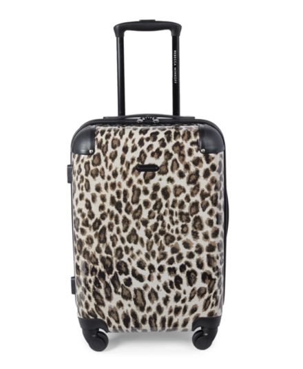 20-дюймовый чемодан Katie с леопардовым принтом Rebecca Minkoff