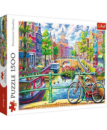 Jigsaw Puzzle Amsterdam Canal, 1500 Pieces Trefl