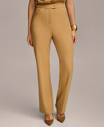 Женские прямые брюки со средней посадкой Donna Karan New York