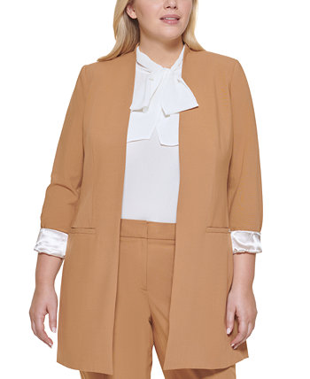 Пиджак большого размера с открытыми передними резинками на манжетах Calvin Klein