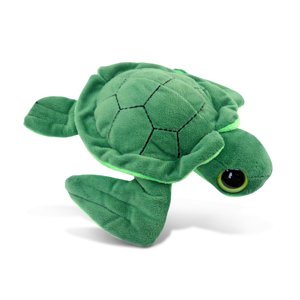 DolliBu Plush Sea Turtle Stuffed Animal - Soft Huggable Big Eyes Green Marine Turtle, Adorable Playtime Plush Toy, Cute Sea Life Cuddle Gifts, Soft Plush Doll Animal Toy for Kids & Adults - 6 Inch Dollibu