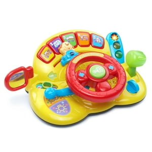 VTech Turn and Learn Driver (Frustration Free Packaging) Yellow Frustration-Free Packaging VTech