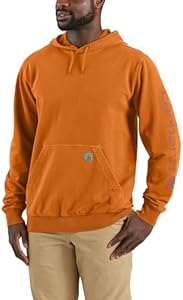 Мужская Толстовка Carhartt Relaxed Fit Средней Толщины с Графическим Принтом Carhartt