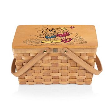 Disney's Mickey & Minnie Mouse Poppy Personal Cooler Picnic Basket by Picnic Time Picnic Time