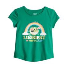 Футболка Toddler Girl Jumping Beans® Star Wars Grogu AKA The Child Rainbow Graphic JB DISNEY INSERTION