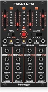 Behringer Four LFO, модуль LFO для Eurorack на 4 канала, с 4 креативными режимами и пользовательскими волнами Behringer