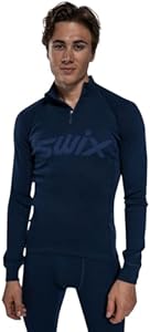 Мужская Базовая Майка Swix RaceX Merino Half Zip M Swix