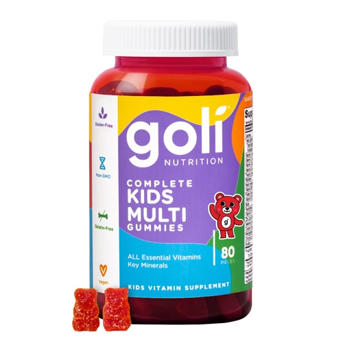 Kids Complete Multi Gummies — 80 жевательных конфет Goli Nutrition