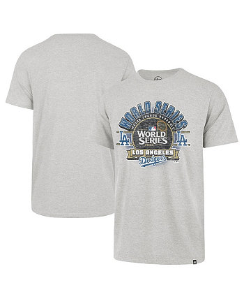 Men's Gray Los Angeles Dodgers 2024 World Series Franklin T-shirt '47 Brand