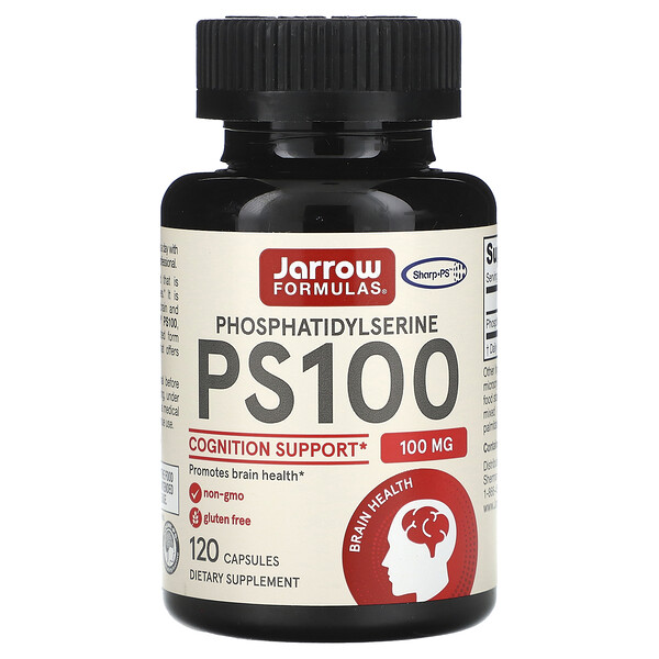 PS100, Фосфатидилсерин - 100 мг - 120 капсул - Jarrow Formulas Jarrow Formulas