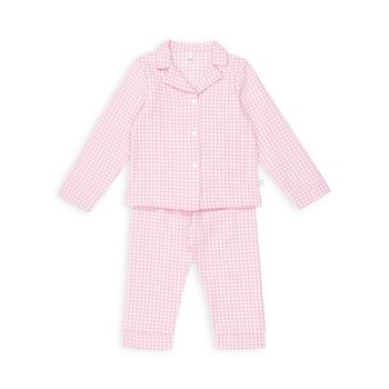 Baby's, Little Kid's &amp; Kid's Gingham Grandpa Pajama Set Pouf
