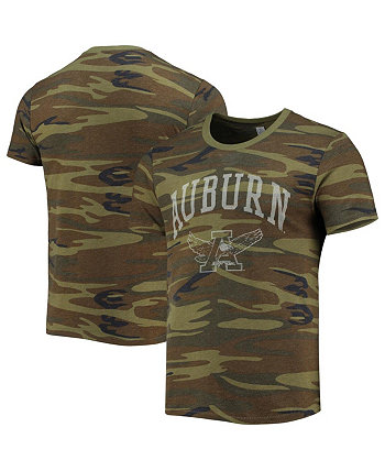 Men's Camo Auburn Tigers Arch Logo Tri-Blend T-shirt Alternative Apparel