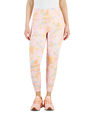 Women's Printed Cropped Compression Leggings, Created for Macy's ID Ideology