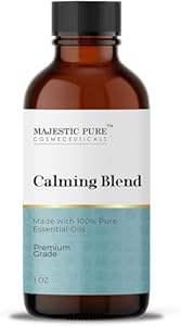 Majestic Pure Breathe Essential Oil Blend | 100% Pure Oil for Relaxation, Stress Relief | Orange, Lavender, Clary Sage Essential Oil for Diffusers & Aromatherapy | 1oz Majestic Pure